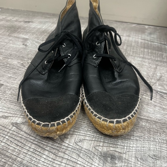 Chanel High Top Lace Up Espadrilles - Picture 4 of 10